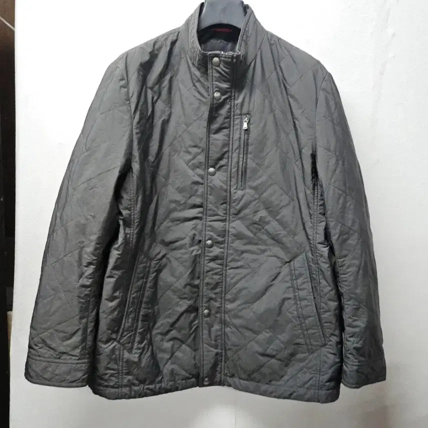[BUNJANG] Galaxy Khaki Quilted Jacket / 갤럭시 카키 퀼팅 자켓  100