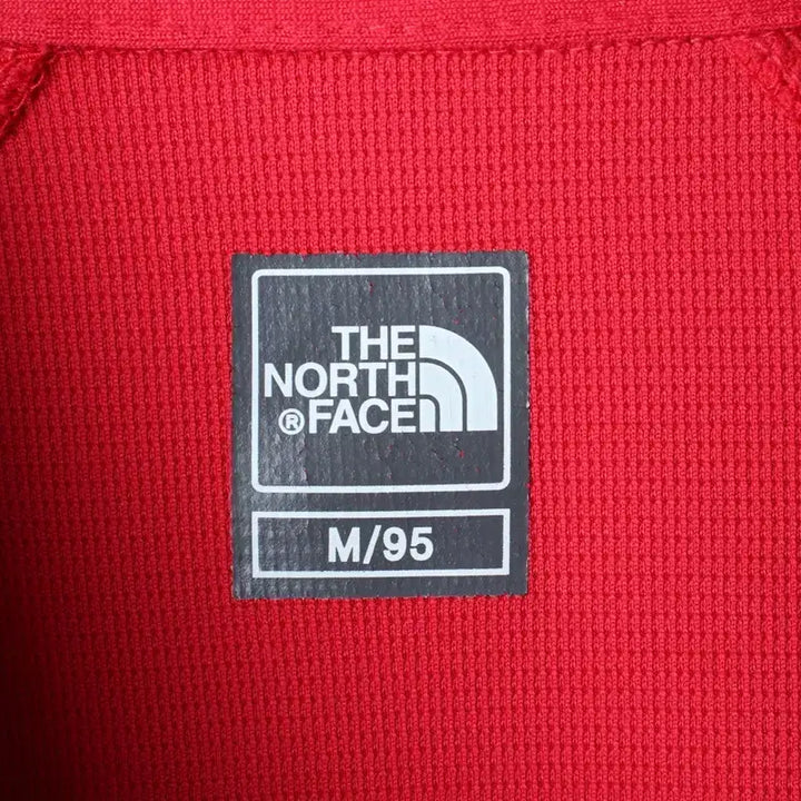 [BUNJANG] The North Face Polo Shirt Half Zip Red / (M-L) 노스페이스 반팔 카라 티셔츠 기능성 반집업 레드-18590