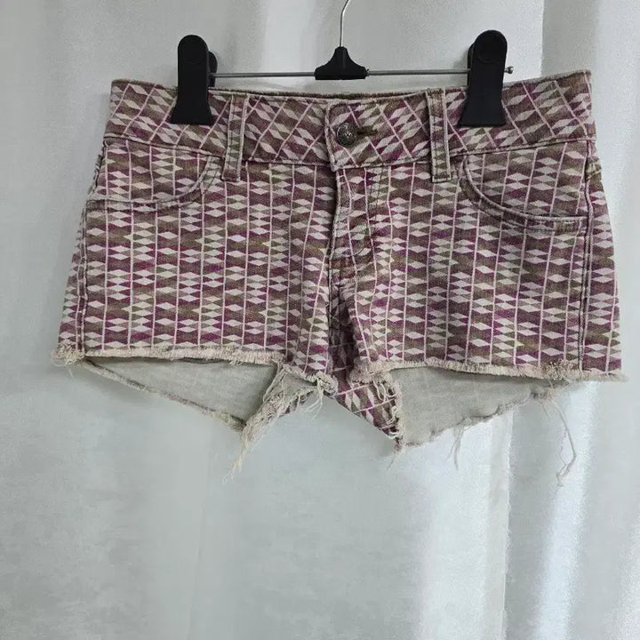 [BUNJANG] Siwy Patterned Denim Shorts / siwy 패턴 데님 반바지 (1973)