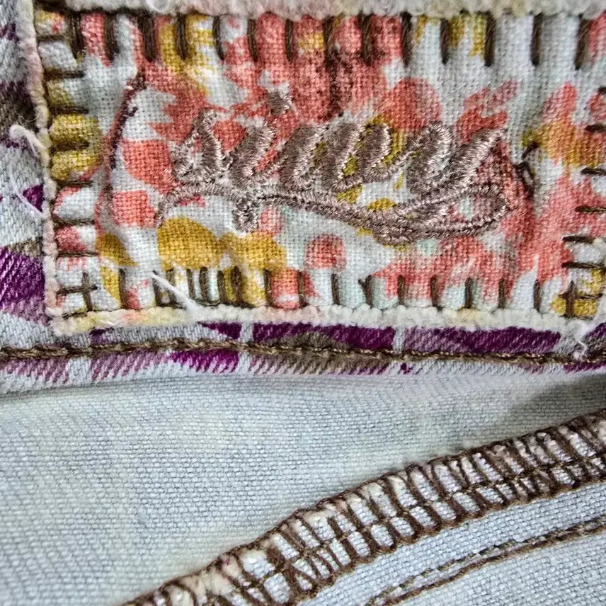 [BUNJANG] Siwy Patterned Denim Shorts / siwy 패턴 데님 반바지 (1973)