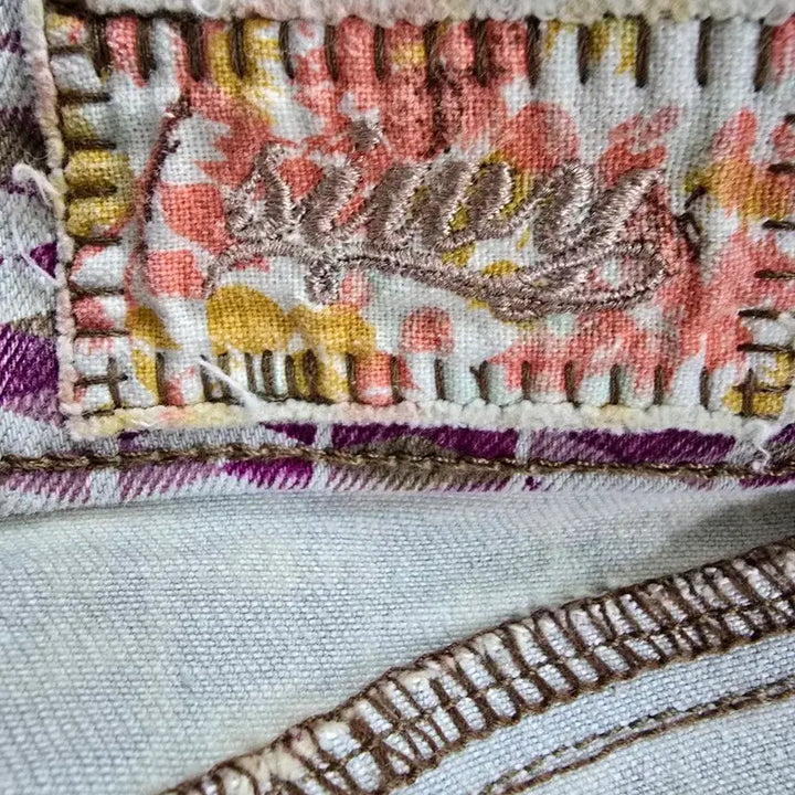 [BUNJANG] Siwy Patterned Denim Shorts / siwy 패턴 데님 반바지 (1973)
