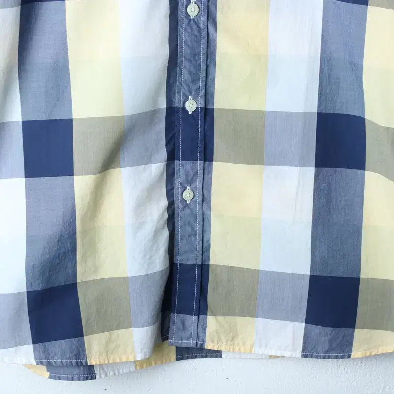 [BUNJANG] Beanpole Checkered Polo Shirt / (2XL) 빈폴 반팔 카라 티셔츠 셔츠 남방 빅사이즈 체크-18591