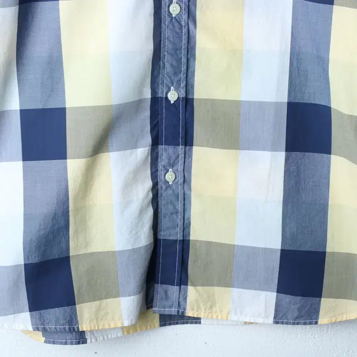 [BUNJANG] Beanpole Checkered Polo Shirt / (2XL) 빈폴 반팔 카라 티셔츠 셔츠 남방 빅사이즈 체크-18591