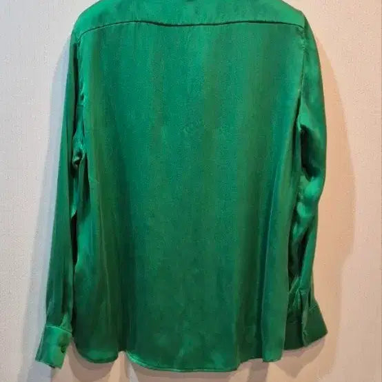 [BUNJANG] Maje Cecily Silk Green Blouse / 마쥬 cecily 실크 그린 블라우스