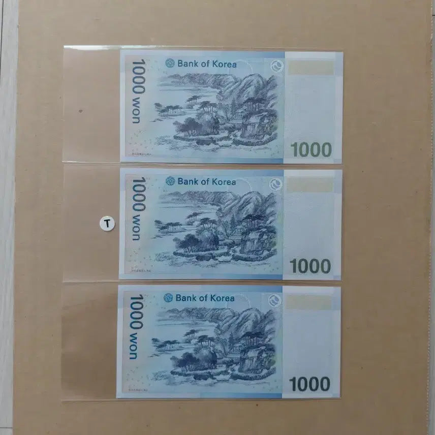 [BUNJANG] Fivecard Original Serial Numbers (Set of 3) Bills / 특이 연결 번호 (3종) 오리지널 [파이브카]