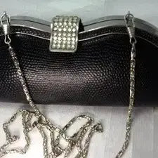 [BUNJANG] Black Mini Clutch Handbag / 미니핸드백