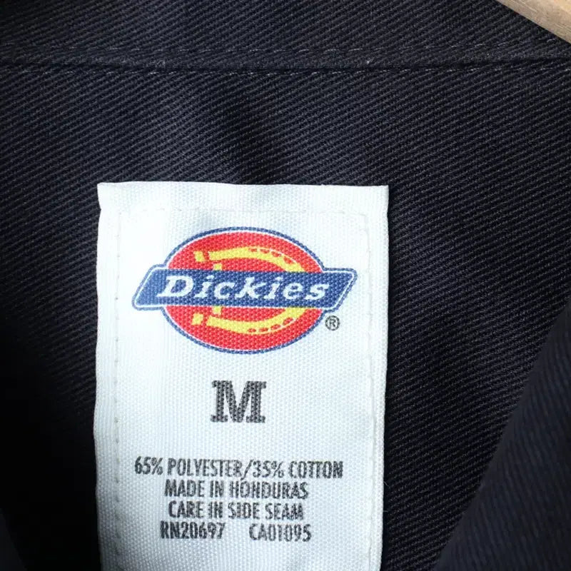 [BUNJANG] Dickies Short Sleeve Polo Shirt Black / (M-L) 디키즈 반팔 카라 티셔츠 셔츠 남방 블랙 무지-18592