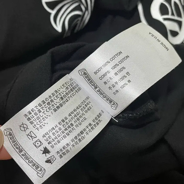 [SOLD OUT] 크롬하츠st 홀스슈 플로랄 롱슬리브 블랙
