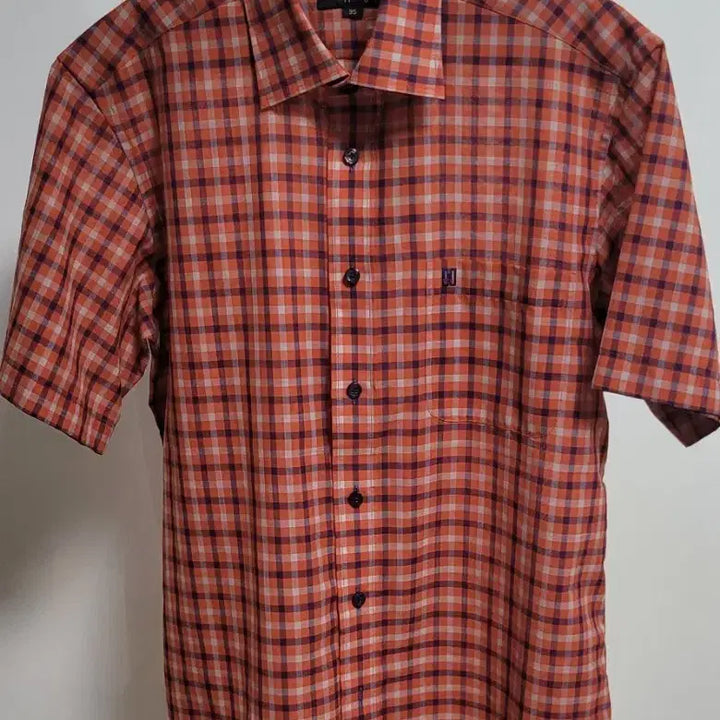 [SOLD OUT] 닥스 체크 반팔 셔츠 95
