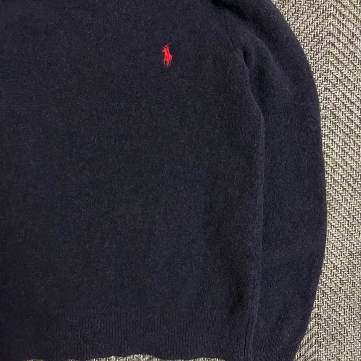 [BUNJANG] Polo Ralph Lauren Navy Lambswool Knit Sweater / 폴로 랄프로렌 네이비 램스울 니트 S