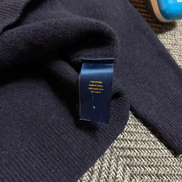 [BUNJANG] Polo Ralph Lauren Navy Lambswool Knit Sweater / 폴로 랄프로렌 네이비 램스울 니트 S