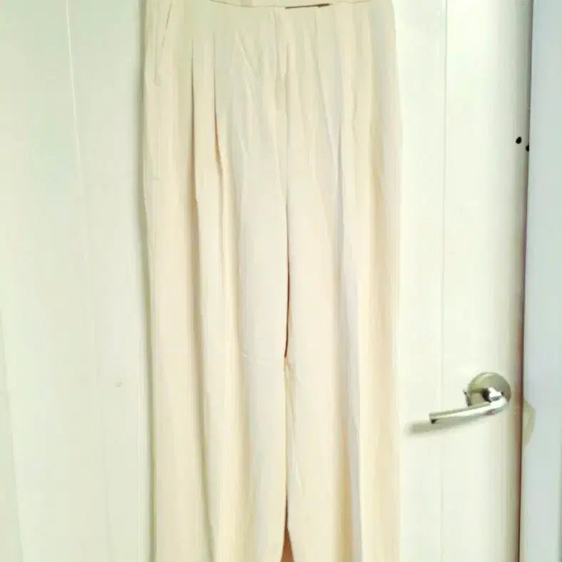 [BUNJANG] Unbranded Wide-Leg Slacks / 와이드슬렉스 새거 66정도