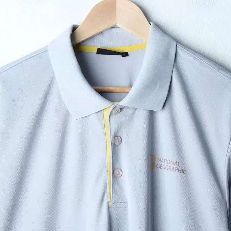 [BUNJANG] National Geographic Polo Shirt (XL-2XL) - 185BD / (XL-2XL) 내셔널지오그래픽 반팔 카라 티셔츠 빅사이즈-185BD