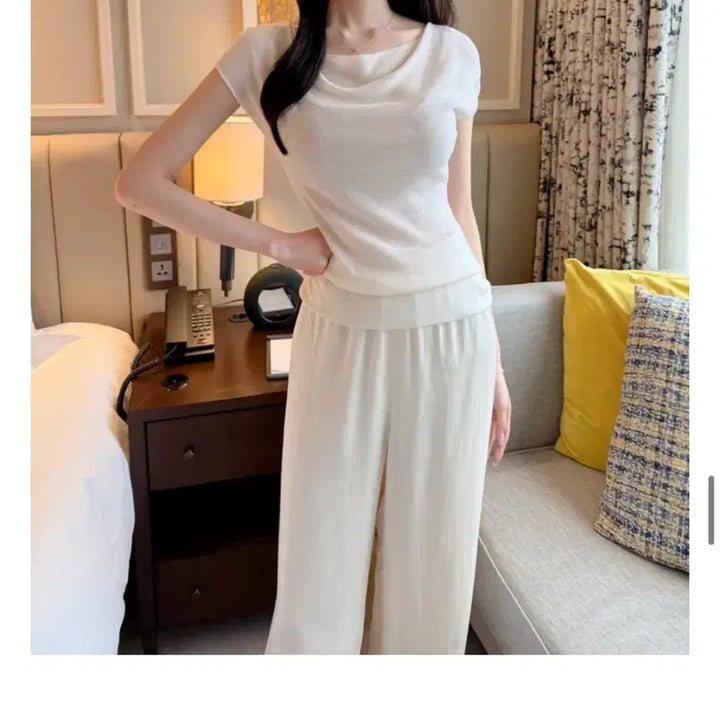 [SOLD OUT] 새상품 로썸제이 라운지 팬츠 s 아이보리