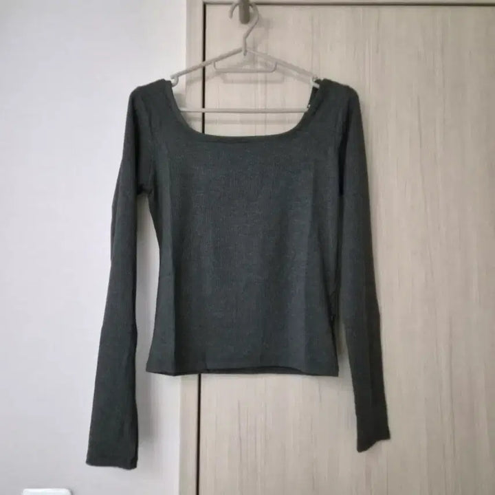 [BUNJANG] Mayyun Ribbed Knit T-shirt Set / 메이윤 제작 골지 쫀쫀티셔츠 2벌 차콜, 라벤더