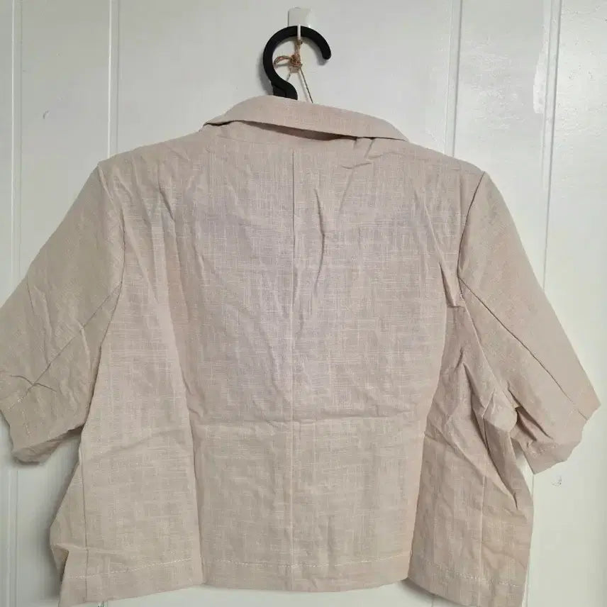 [BUNJANG] Linen Crop Jacket / 린넨 반팔쟈켓 새거 77까지