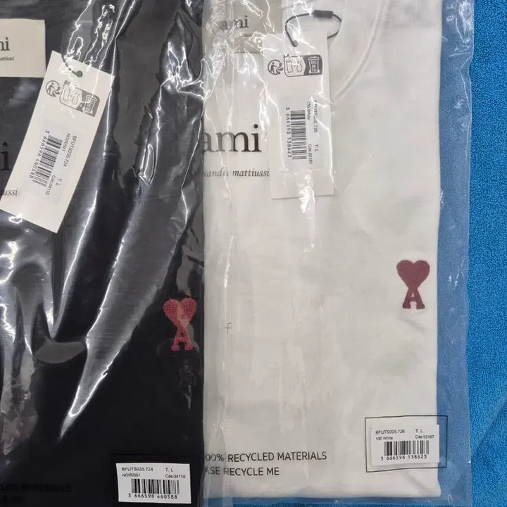[BUNJANG] AMI Small Heart Short Sleeve T-shirt / 무배 이벤 정품 QR인증 새상품 아미 스몰 하트 반팔티