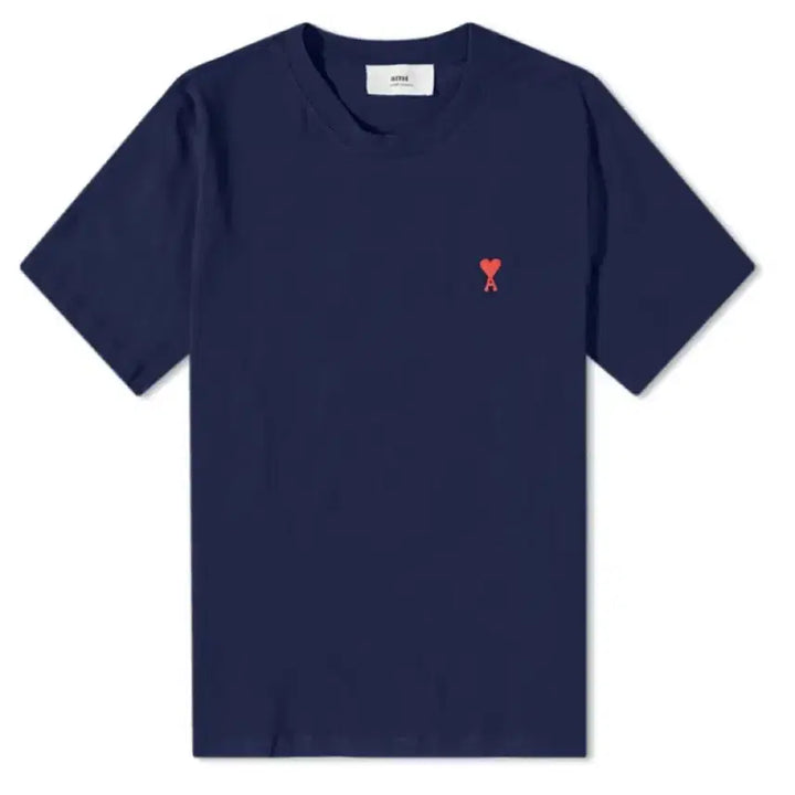 [BUNJANG] AMI Small Heart Short Sleeve T-shirt / 무배 이벤 정품 QR인증 새상품 아미 스몰 하트 반팔티