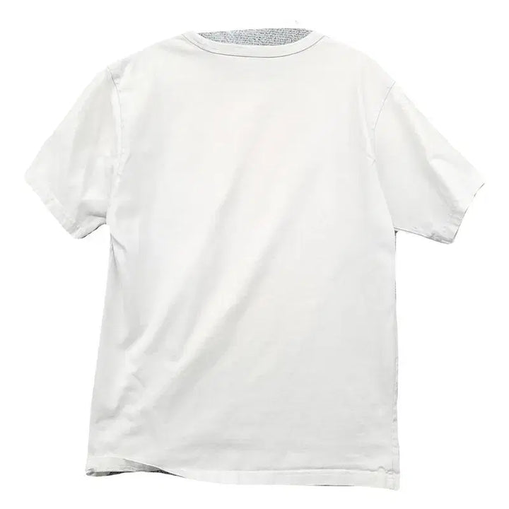 [BUNJANG] Adidas White Fire Logo T-shirt (L) / 아디다스 화이트 불꽃 로고 반팔티 L