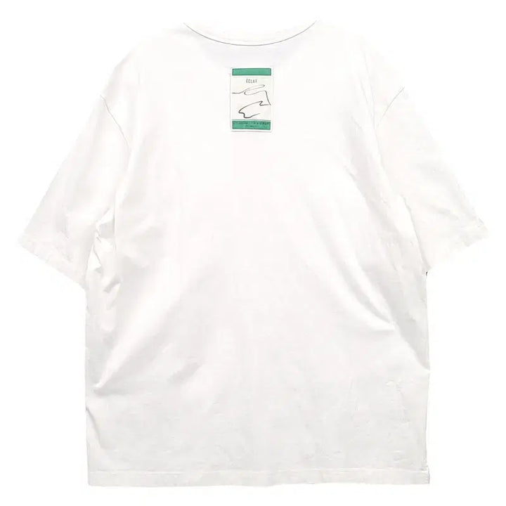 [BUNJANG] 8 Seconds Printed White T-shirt XL / 에잇세컨즈 프린팅 화이트 반팔티 XL