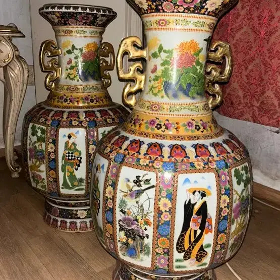 [BUNJANG] Japanese Porcelain Pair / 일본 도자기 한쌍 (동양풍 인테리어)