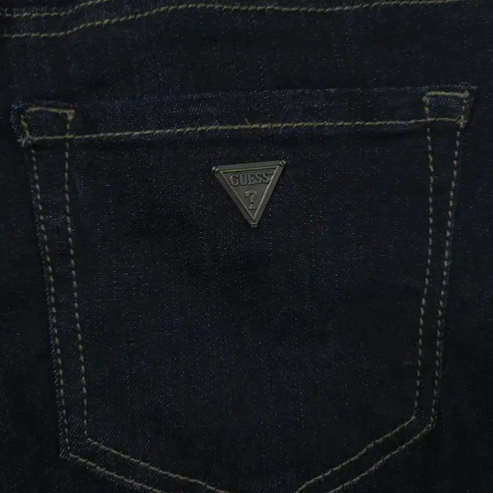 [SOLD OUT] 게스 여성 데님팬츠  와이드핏 진청 26사이즈