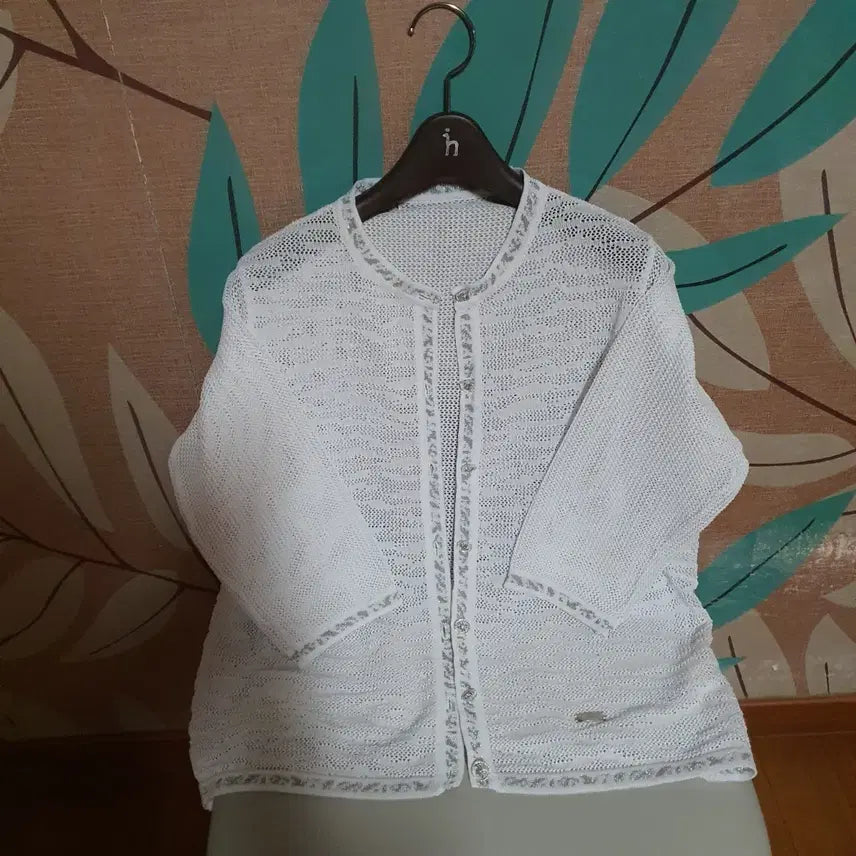 [BUNJANG] White Mesh Cardigan M / 가겻인하: 화이트 망사 가디건  M