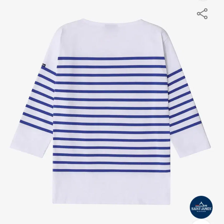 [BUNJANG] Saint James Striped 3/4 Sleeve T-shirt / 세인트제임스 스트라이프티 7부 (44)