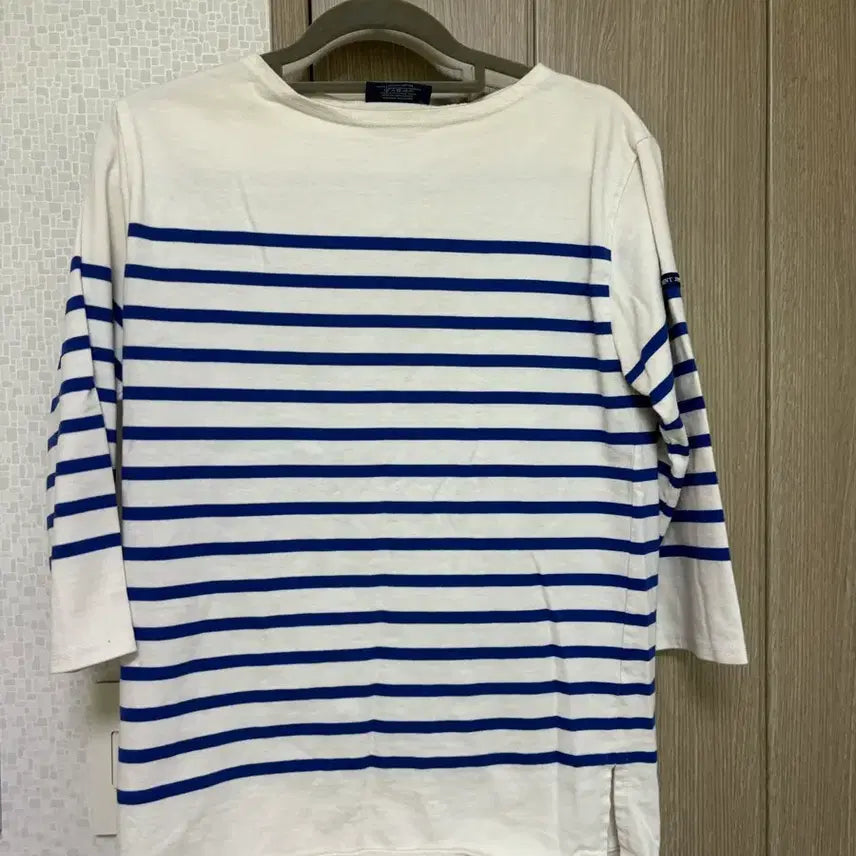 [BUNJANG] Saint James Striped 3/4 Sleeve T-shirt / 세인트제임스 스트라이프티 7부 (44)