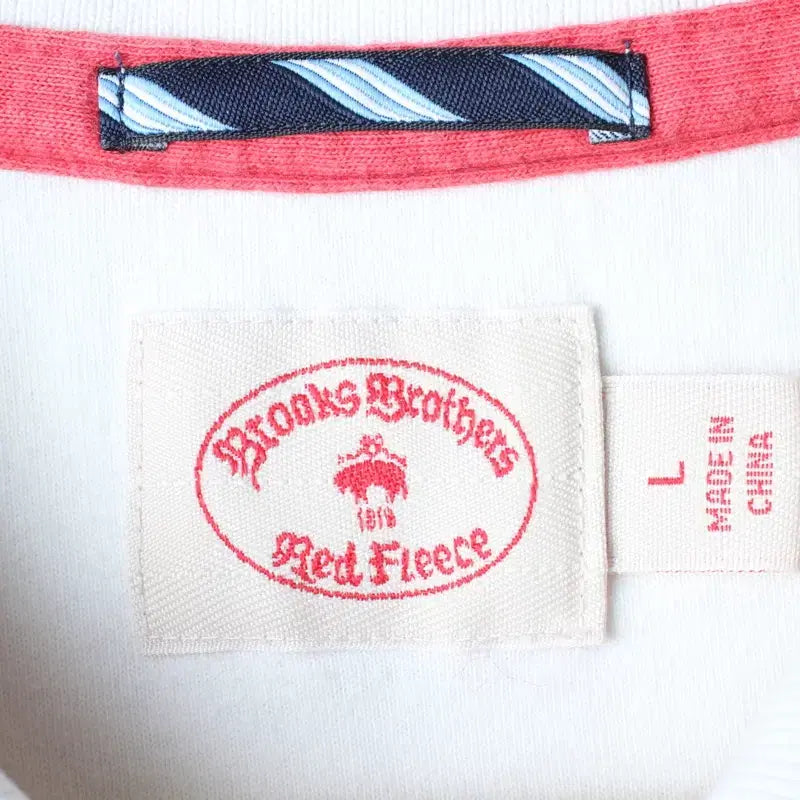 [BUNJANG] Brooks Brothers Short Sleeve Polo Shirt White / (L-XL) 브룩스브라더스 반팔 카라 티셔츠 스몰로고 화이트-185C2