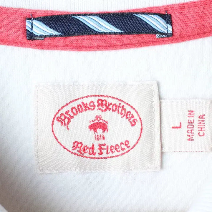 [BUNJANG] Brooks Brothers Short Sleeve Polo Shirt White / (L-XL) 브룩스브라더스 반팔 카라 티셔츠 스몰로고 화이트-185C2