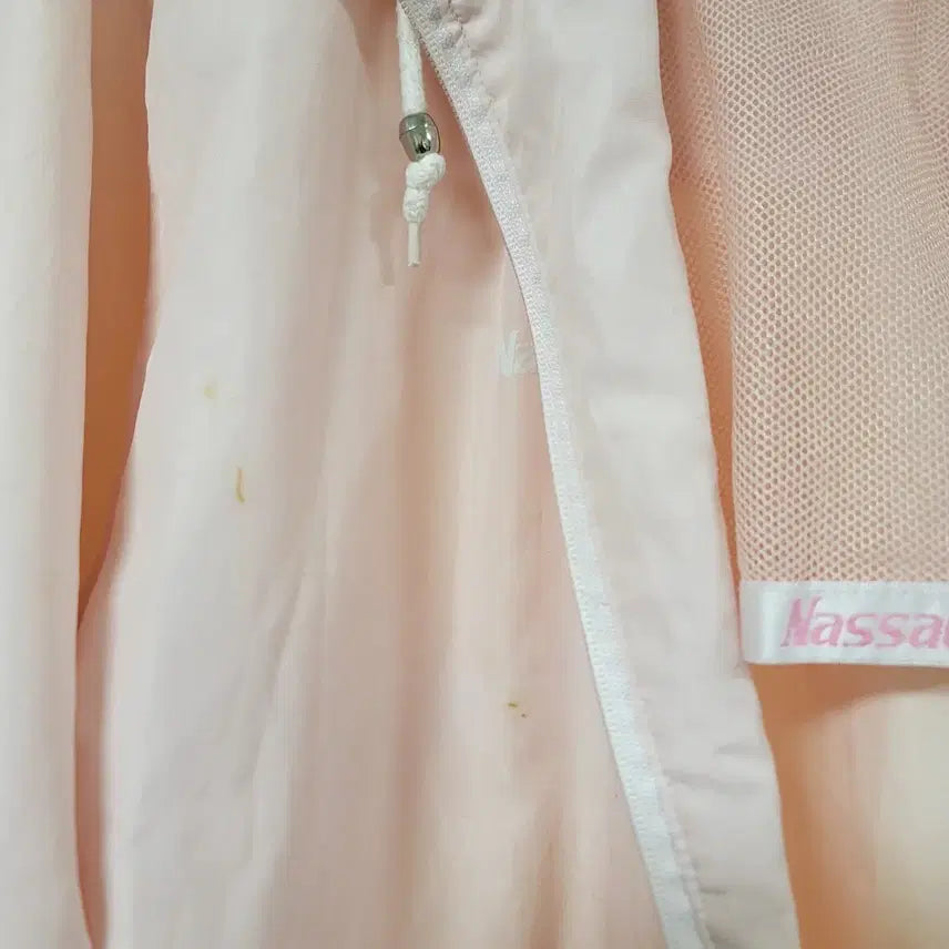 [BUNJANG] Nassau Pink Windbreaker Jacket / Nassau 핑크색 바람막이 자켓