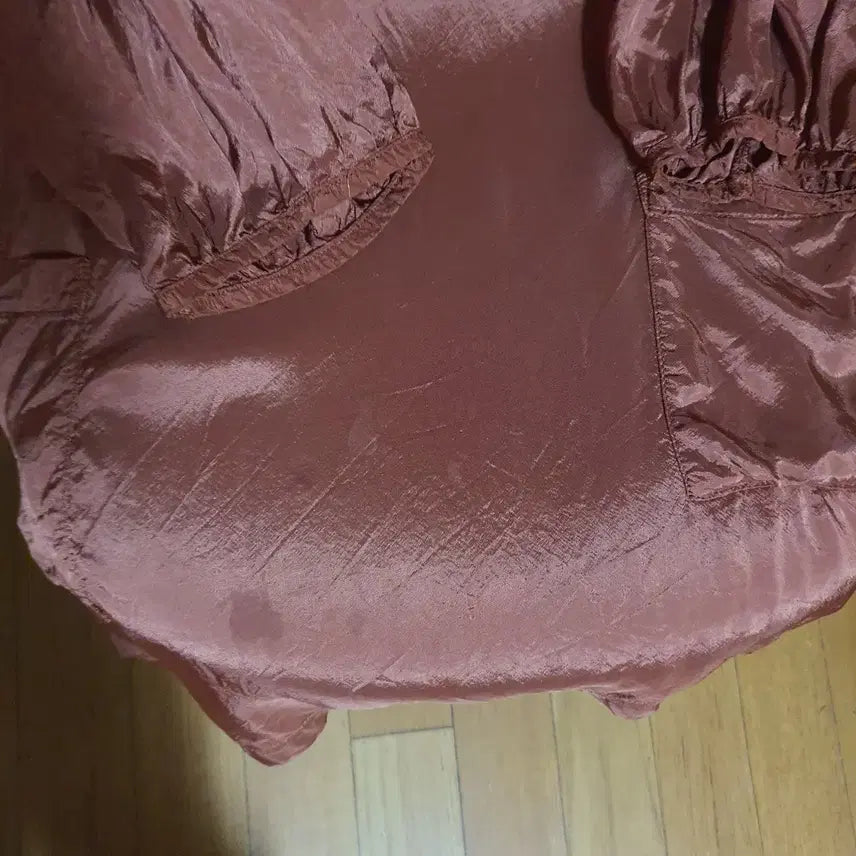 [BUNJANG] Brown Rayon Dress L / 브라운 인견 원피스 L