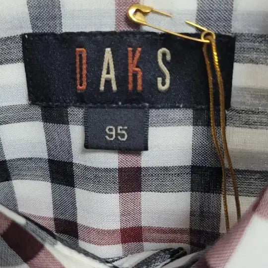 [BUNJANG] Daks Check Pattern Shirt (95) / 닥스 체크 남방 95