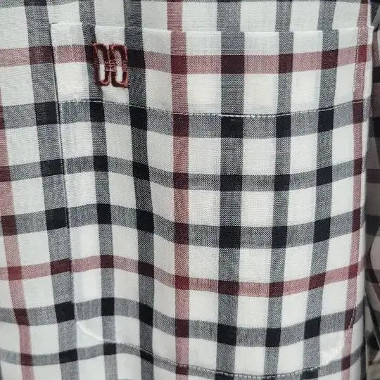 [BUNJANG] Daks Check Pattern Shirt (95) / 닥스 체크 남방 95