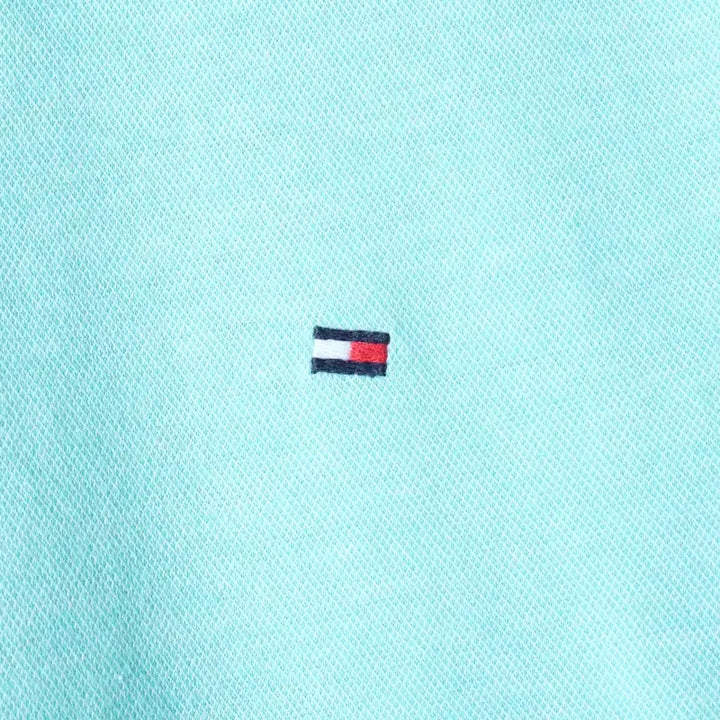 [BUNJANG] Tommy Hilfiger Small Logo Polo Shirt / (S-L) 타미힐피거 반팔 카라 티셔츠 스몰로고 연그린-185CA