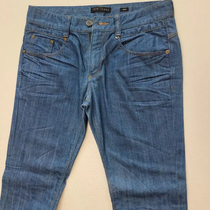 [SOLD OUT] 테이트 TATE 남자 엠보 청바지 32 오션블루