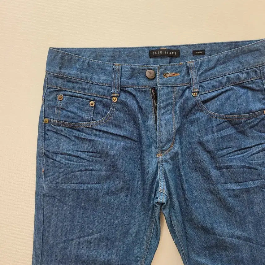 [SOLD OUT] 테이트 TATE 남자 엠보 청바지 32 오션블루