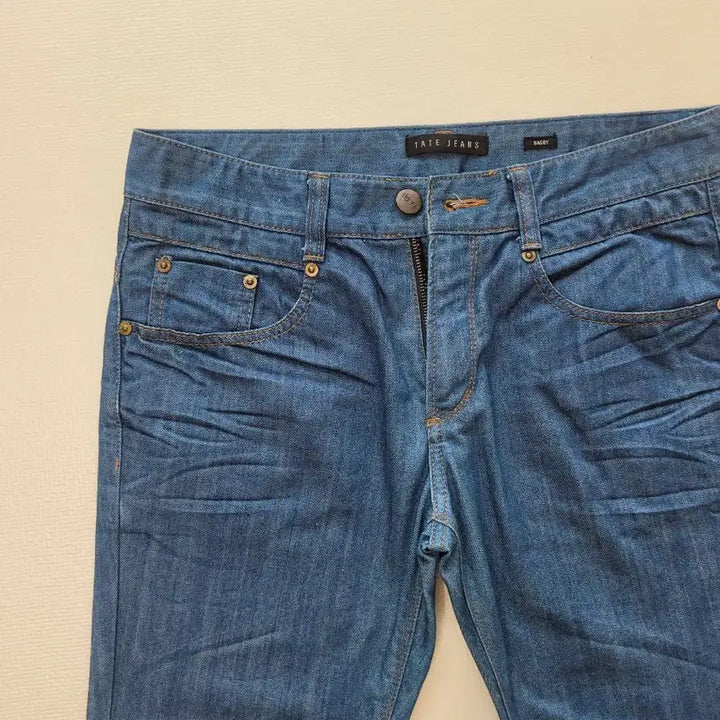 [SOLD OUT] 테이트 TATE 남자 엠보 청바지 32 오션블루