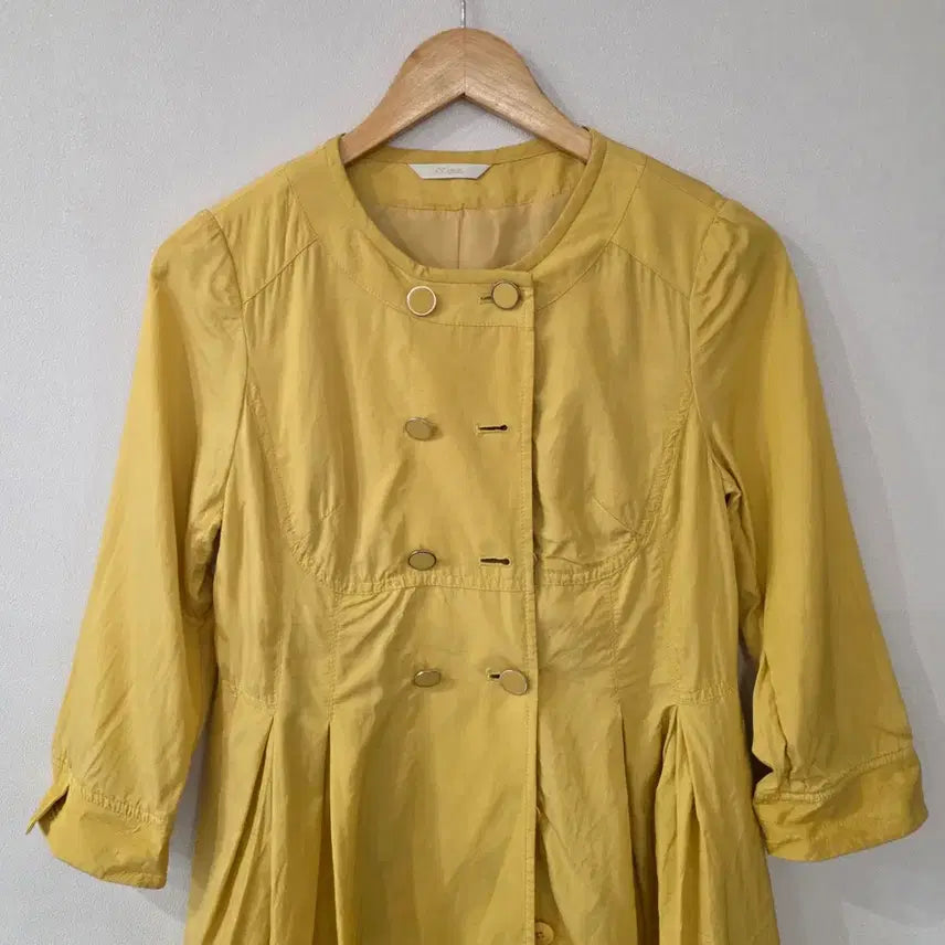 [BUNJANG] CC Club Yellow Trench Coat / CC club 옐로우 트렌치 코트 44~55
