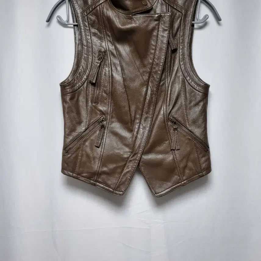 [BUNJANG] BESTI BELLI Leather Rider Vest / BESTI BELLI 베스티벨리 가죽 라이더 베스트