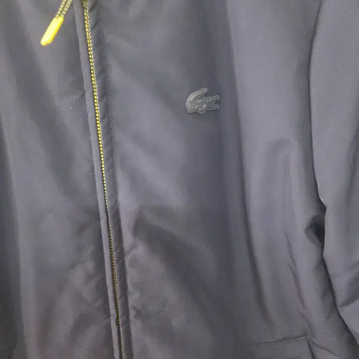 [BUNJANG] Lacoste Navy/Yellow Bomber Jacket / 라코스테 네이비/옐로우 봄버 자켓