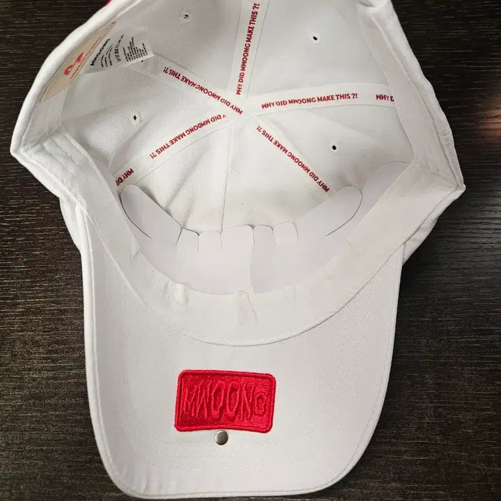 [BUNJANG] MWOONG Piercing Ball Cap White / [새제품] MWOONG 뭉 피어싱 볼캡 화이트