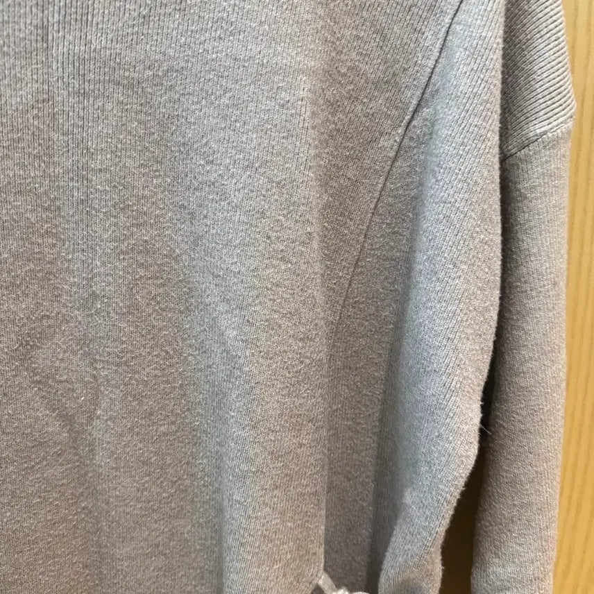 [BUNJANG] Beige Long Knit Sweater / 롱 베이지 니트