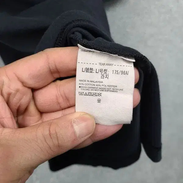 [BUNJANG] Under Armour Printed Black Training T-shirt / 언더아머 프린팅 블랙 트레이닝 반팔티 L/G/G