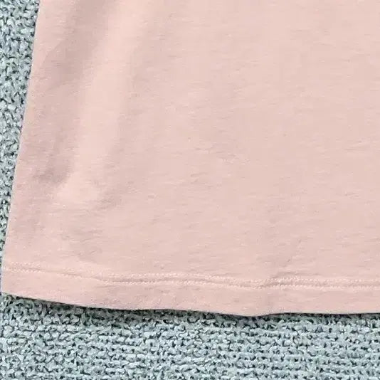 [BUNJANG] Tommy Hilfiger Printed Light Pink T-shirt / 타미힐피거 프린팅 라이트 핑크 반팔티 M/M/M