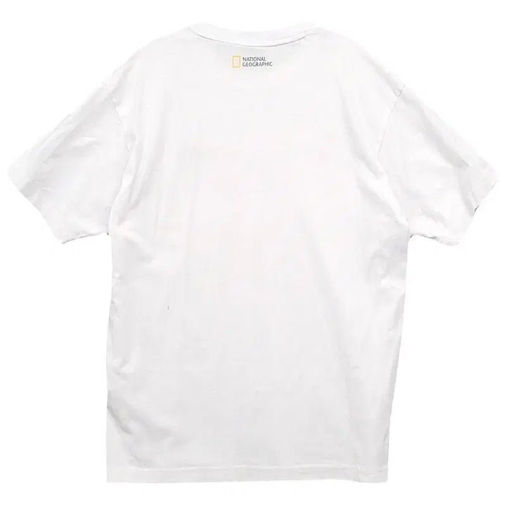[BUNJANG] National Geographic White T-shirt M / 내셔널지오그래픽 화이트 반팔티 M