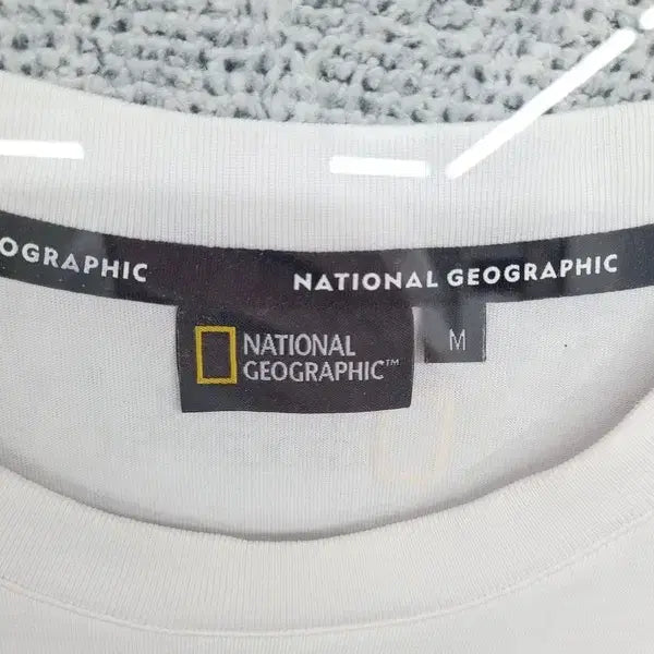 [BUNJANG] National Geographic White T-shirt M / 내셔널지오그래픽 화이트 반팔티 M