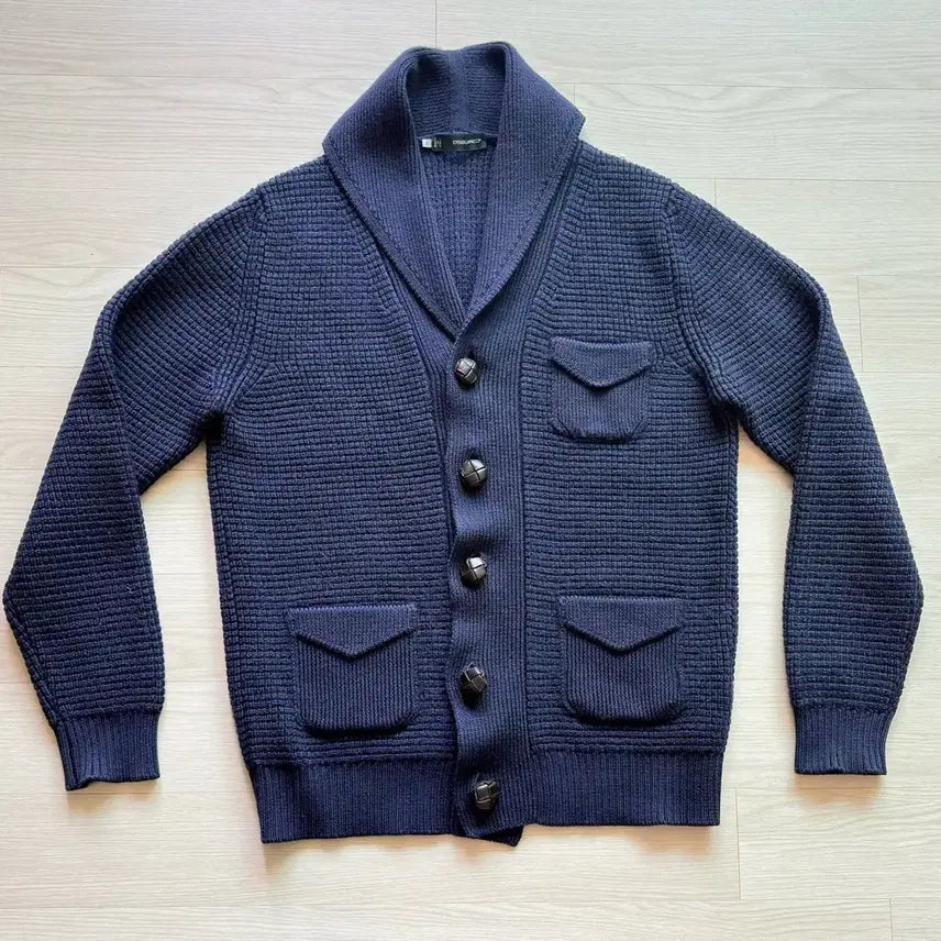 [BUNJANG] Dsquared2 Shawl Collar Cardigan / 정품 Dsquared2 Shawl Collar 가디건-S(95)