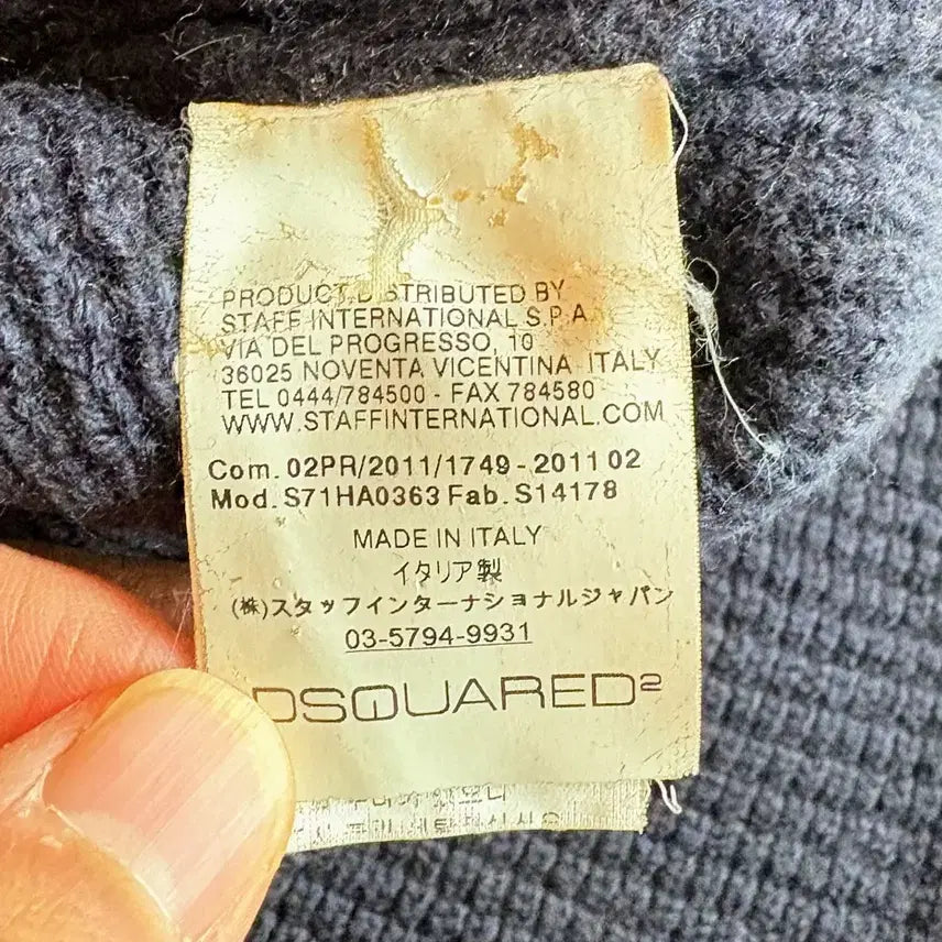 [BUNJANG] Dsquared2 Shawl Collar Cardigan / 정품 Dsquared2 Shawl Collar 가디건-S(95)